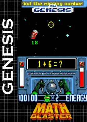 Math Blaster - Episode 1 (USA) box cover front